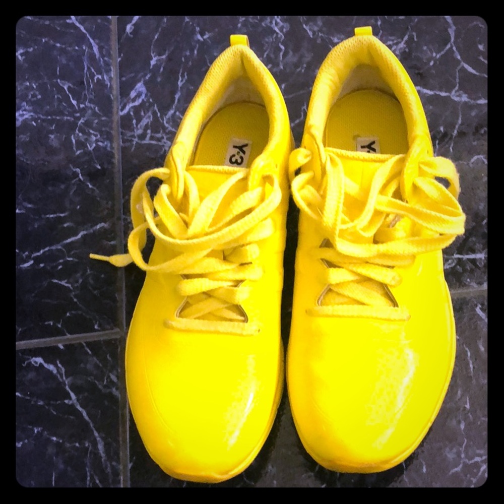 Y3 Adidas Yellow Sneakers